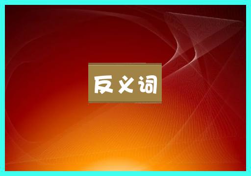 反义词